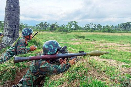 Tiểu đoàn 6, Trung đoàn 20 diễn tập chiến thuật