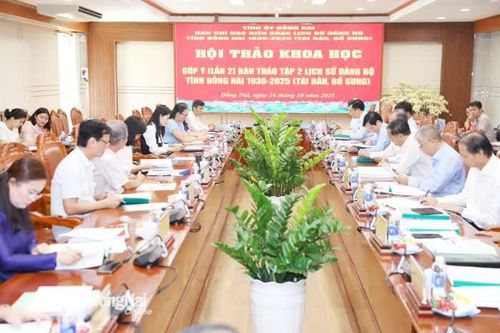 Hội thảo khoa học góp ý bản thảo Lịch sử Đảng bộ tỉnh Đồng Nai