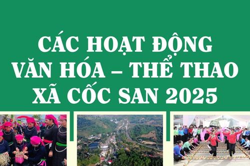Các hoạt động văn hóa, thể thao xã Cốc San cuối năm 2025