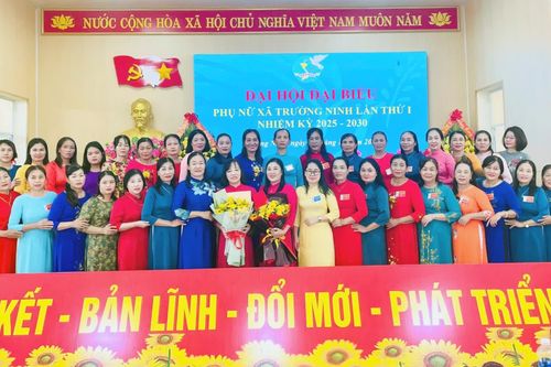 Đại hội đại biểu phụ nữ xã Trường Ninh lần thứ I