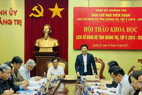 Hội thảo khoa học lịch sử Đảng bộ tỉnh Quảng Trị, tập 5 (giai đoạn 2015 -2025)