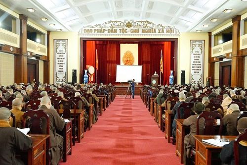 Phổ biến pháp luật về tín ngưỡng, tôn giáo đến Tăng Ni sinh Học viện Phật giáo VN tại Hà Nội