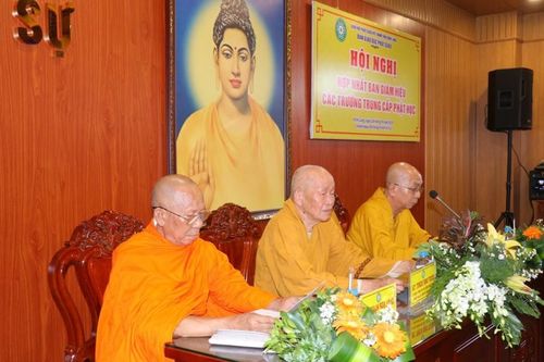 Vĩnh Long: Thượng tọa Thích Trung San được cử làm Hiệu trưởng Trường Trung cấp Phật học tỉnh sau hợp nhất