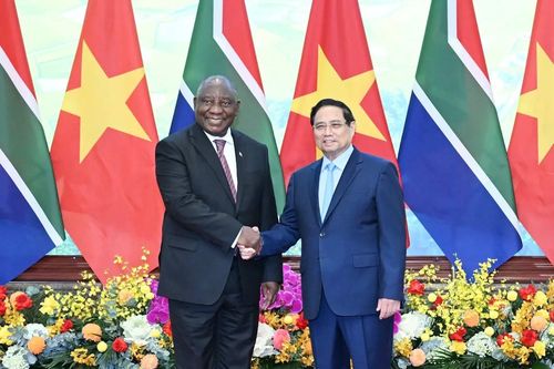 Thủ tướng Phạm Minh Chính hội kiến Tổng thống Nam Phi