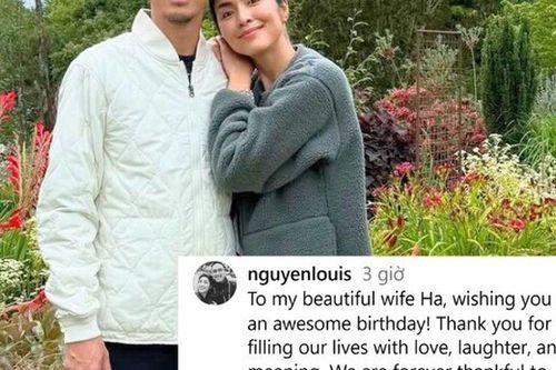 Chồng thiếu gia của Tăng Thanh Hà chúc mừng sinh nhật vợ xinh đẹp, nói biết ơn vì có bà xã trong đời