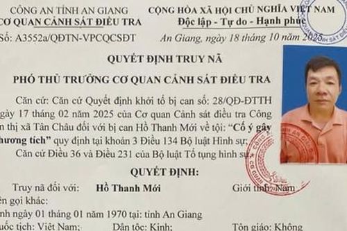 Truy nã đối tượng chém người phụ nữ thương tích 51% vì nhớ chuyện cũ