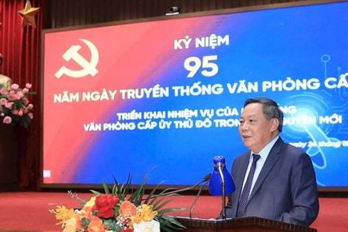 Văn phòng cấp ủy các cấp của Thủ đô phải là cơ quan đi đầu về chuyển đổi số