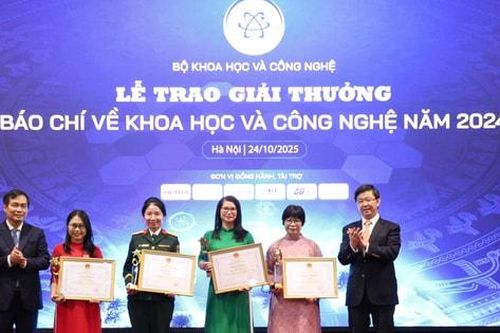 24 tác phẩm/nhóm tác phẩm đoạt giải báo chí về Khoa học và công nghệ năm 2024