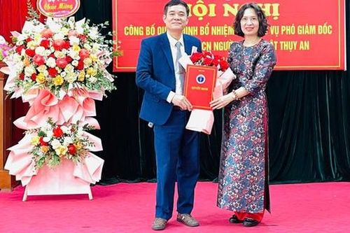 Bộ Y tế bổ nhiệm lại Phó Giám đốc Trung tâm Phục hồi chức năng người khuyết tật Thụy An