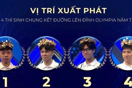 4 nam sinh chinh phục chung kết năm Đường lên đỉnh Olympia 2025