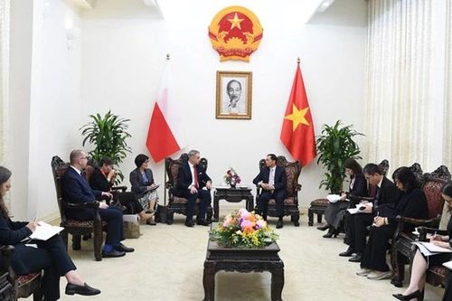 Phó Thủ tướng Bùi Thanh Sơn tiếp Phó Thủ tướng, Bộ trưởng Kỹ thuật số Cộng hòa Ba Lan