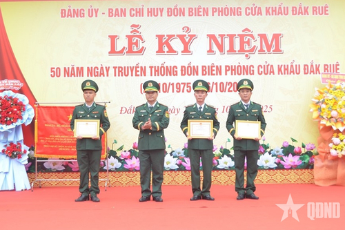Kỷ niệm 50 năm Ngày truyền thống Đồn Biên phòng Cửa khẩu Đắk Ruê