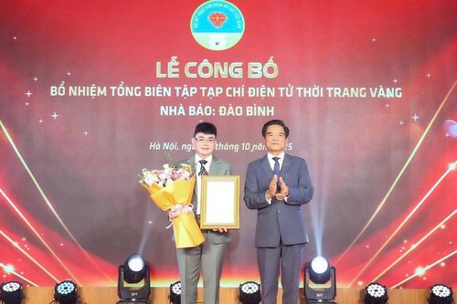 Nhà báo Đào Bình được bổ nhiệm Tổng Biên tập Tạp chí điện tử Thời Trang Vàng