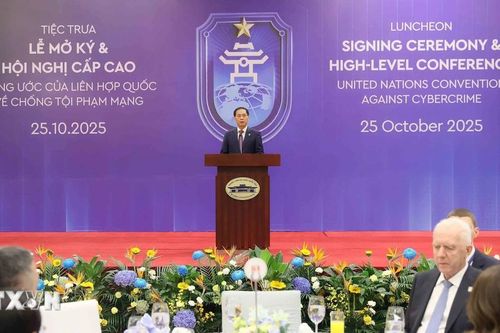 Phó Thủ tướng Bùi Thanh Sơn chủ trì tiệc trưa Công ước Hà Nội