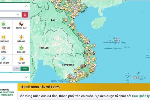 Bản đồ Nông sản Việt: Bước tiến số hóa nâng tầm nông sản Việt