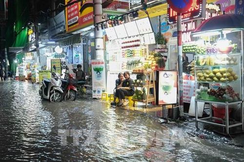 Nước dâng trắng phố, Cần Thơ chật vật trong biển triều