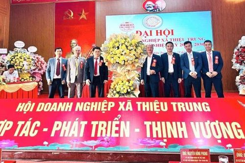 Đại hội Hội doanh nghiệp xã Thiệu Trung, nhiệm kỳ 2025-2030