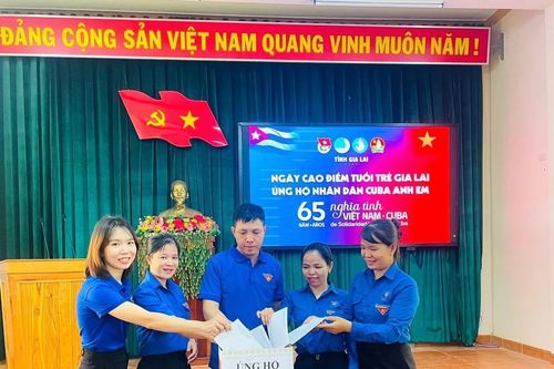 Hội CTĐ tỉnh Gia Lai tri ân những tấm lòng ủng hộ nhân dân Cuba