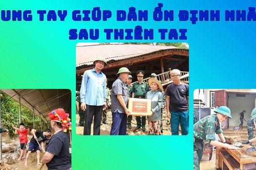 Chung tay giúp dân ổn định nhà ở sau thiên tai