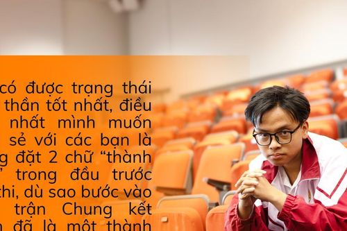 Quán quân Olympia chia sẻ kinh nghiệm trước Chung kết năm 25