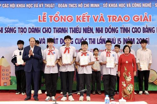Phát động Cuộc thi Sáng tạo thanh thiếu niên, nhi đồng lần thứ 15 năm 2026
