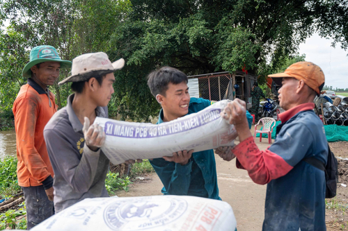 An Giang: Nghĩa tình quân dân trên công trình cầu Kênh Tạo Nguồn