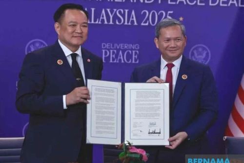 Thái Lan và Campuchia ký tuyên bố chung về thỏa thuận hòa bình
