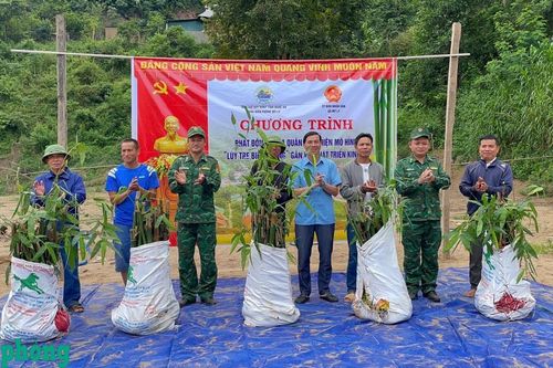 Nghệ An: Ra quân thực hiện mô hình 'Lũy tre giữ đất biên cương' gắn với phát triển kinh tế