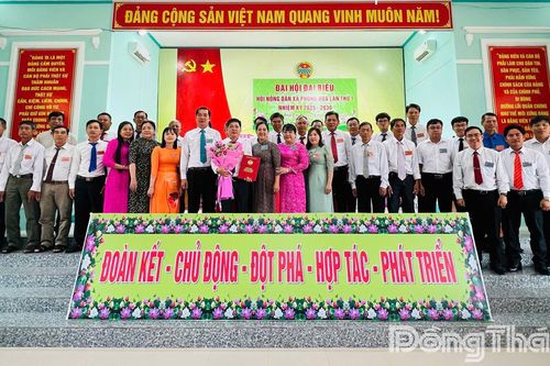 Đồng chí Phạm Thanh Bình giữ chức Chủ tịch Hội Nông dân xã Phong Hòa