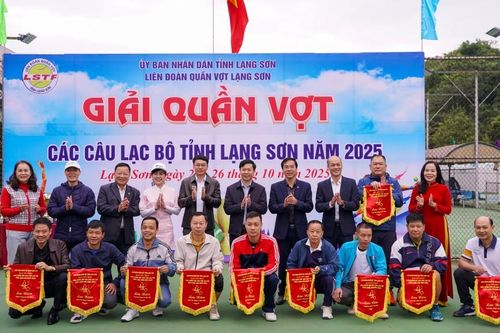 Giải Quần vợt các câu lạc bộ tỉnh Lạng Sơn năm 2025 thành công tốt đẹp
