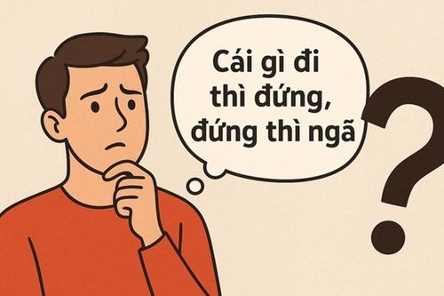 Giải đố: 'Đi thì đứng, đứng thì ngã' - Đáp án bất ngờ