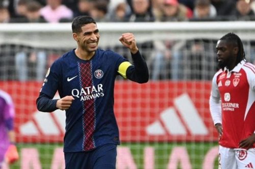 Hakimi tỏa sáng với cú đúp, PSG hạ Brest 3-0