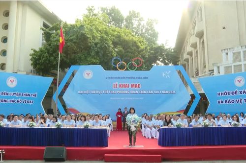 Khai mạc Đại hội Thể dục Thể thao phường Hoàn Kiếm