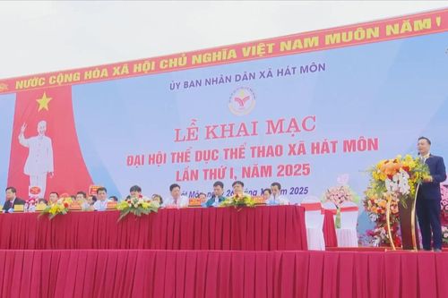 Đại hội Thể dục Thể thao xã Hát Môn lần thứ I