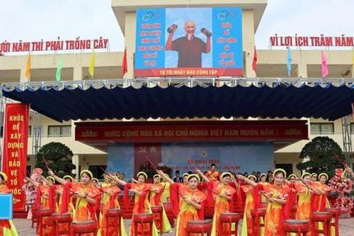 Sôi nổi Đại hội thể dục - thể thao xã Liên Minh lần thứ I