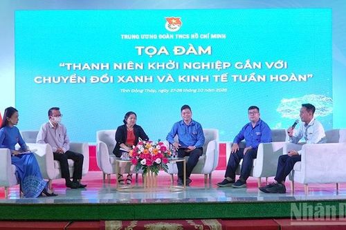 Thanh niên khởi nghiệp gắn với chuyển đổi xanh và kinh tế tuần hoàn