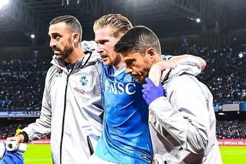 Napoli xác nhận De Bruyne chấn thương nặng, nghỉ dài hạn