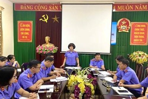 VKSND tỉnh Tuyên Quang làm việc với VKSND khu vực 4