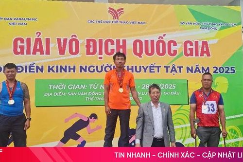Hà Tĩnh giành 9 huy chương Giải Vô địch quốc gia Điền kinh người khuyết tật
