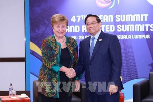 Thủ tướng Phạm Minh Chính gặp Tổng thống Hàn Quốc, Tổng thống Indonesia, Thủ tướng New Zealand và Tổng giám đốc IMF