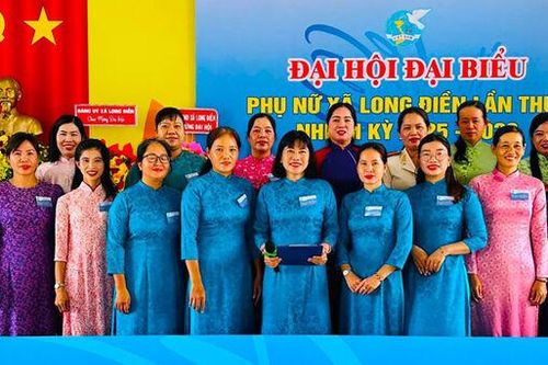 Bà Phạm Xuân Đào giữ chức Chủ tịch Hội Liên hiệp Phụ nữ xã Long Điền
