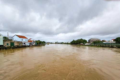 Cảnh báo lũ trên sông Dinh Ninh Hòa