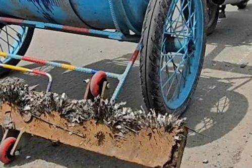 TP Hồ Chí Minh: Tái diễn nạn rải đinh trên Quốc lộ 1k