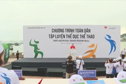 Đẩy mạnh phong trào toàn dân tập luyện thể dục, thể thao