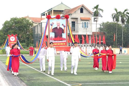 Không khí rộn ràng từ Đại hội thể thao xã Dương Hòa