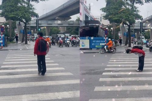 Cúi đầu cảm ơn trên vạch kẻ cho người đi bộ: Văn hóa nhường đường còn quá xa lạ với người Việt