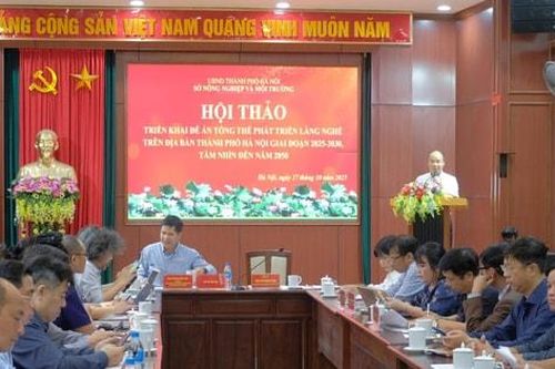 Hà Nội tập trung triển khai Đề án tổng thể phát triển làng nghề