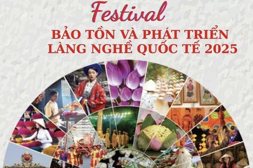 Festival Bảo tồn và Phát triển Làng nghề Quốc tế 2025: Tôn vinh di sản - Kết nối tinh hoa - Kiến tạo tương lai bền vững