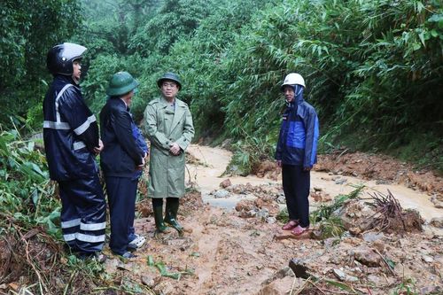 Quảng Ngãi khẩn trương khắc phục các điểm sạt lở do mưa lũ