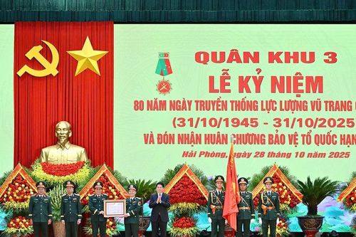 Chủ tịch nước Lương Cường dự Lễ kỷ niệm 80 năm Ngày truyền thống lực lượng vũ trang Quân khu 3